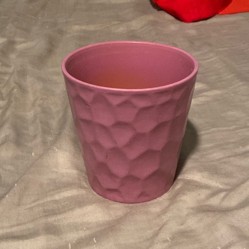 Pink flower pot